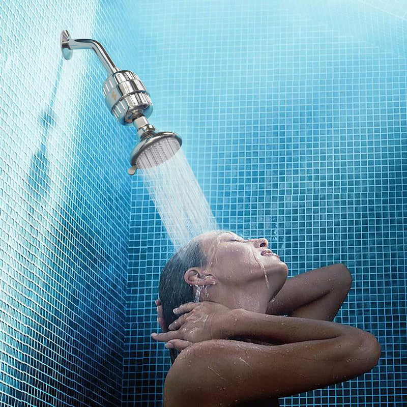 SparkPod Filter Shower Head - High-Pressure Water Filtration for Chlorine & Harmful Substances (Reduces Eczema & Dandruff) - Adjustable & Easy-to-Install - NewNest Australia