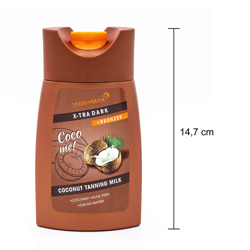 TannyMaxx x-Tra Dark Coconut Tanning + Bronzing Milk 200ml - NewNest Australia