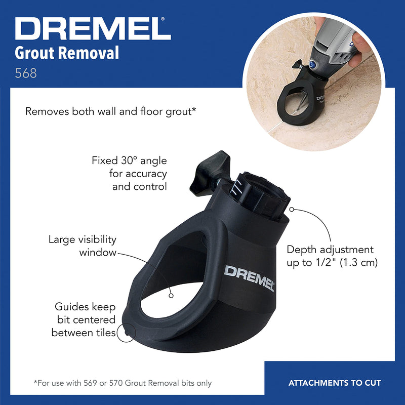 Dremel Grout Removal Rotary Tool Attachment, 568-01 - NewNest Australia