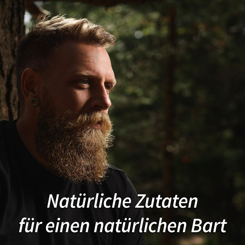 Mr Bear Family Natural Beard Shampoo for Men 250ml - Woodland - more moisture for a fuller, healthier beard - 2-in-1 beard soap and beard conditioner - Beard Shampoo Men - NewNest Australia