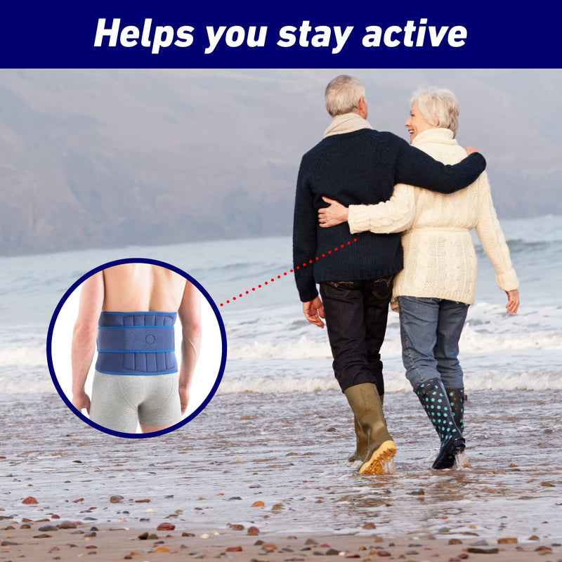 Neo-G Back Support with Flexible Stays and Power Straps – Back Brace for Lower Back Pain Relief, Muscle Spasm, Strains, Arthritis, Rehabilitation - Adjustable Compression - Class 1 Medical Device - NewNest Australia