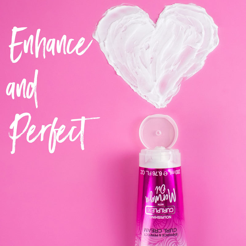 The Curl Company Enhance and Ideal Curl Cream (50 ml Travel Size Mini) - Activates and Elongates Curls and Adds Shine to the Hair - Professionally Formulated with Curplex and Nourishing Moringa Oil - NewNest Australia