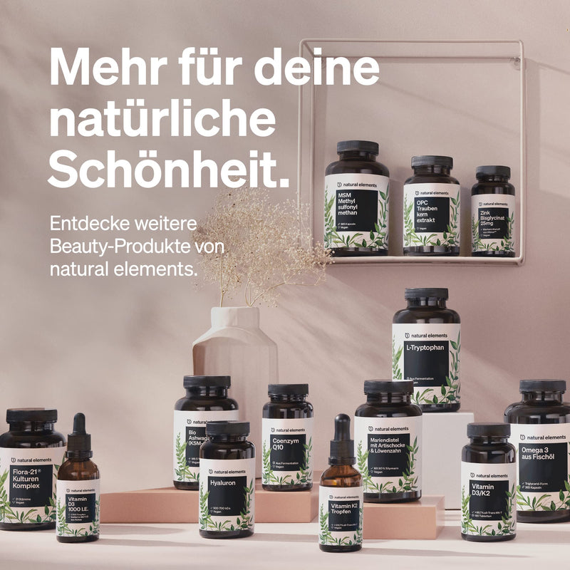 Hyaluronic Acid Collagen Complex ‚ 180 Capsules ‚ Enriched With Biotin, Selenium, Zinc, Vitamin C From Acerola & Bamboo Extract ‚ Laboratory Tested & Made In Germany - NewNest Australia