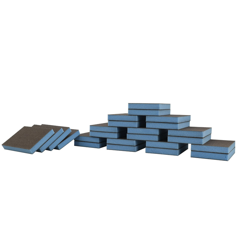 Kekow Sanding Sponges, Fine Grit, 3.82"X 2.72"X 0.47", 24 Packs - NewNest Australia
