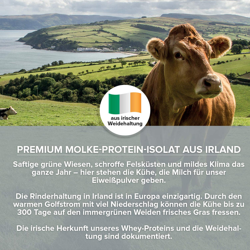 edubily nutrition® Whey Protein Isolate from Irish pasture-raised • Very soluble protein powder without carbohydrates & sugar • Lactose-free • 750 g (neutral)… Tasteless - NewNest Australia
