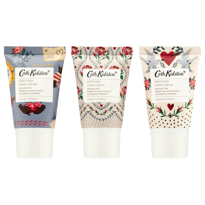 Cath Kidston Beauty Keep Kind Hand Cream Trio Gift Set, 3 X 30Ml - NewNest Australia