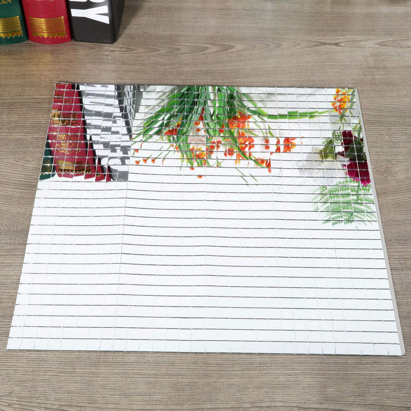 Self-Adhesive Mini Square Glass, Decorative Craft DIY Accessory Mirrors Mosaic Tiles (10 x 10 mm, 800 Pieces) - NewNest Australia