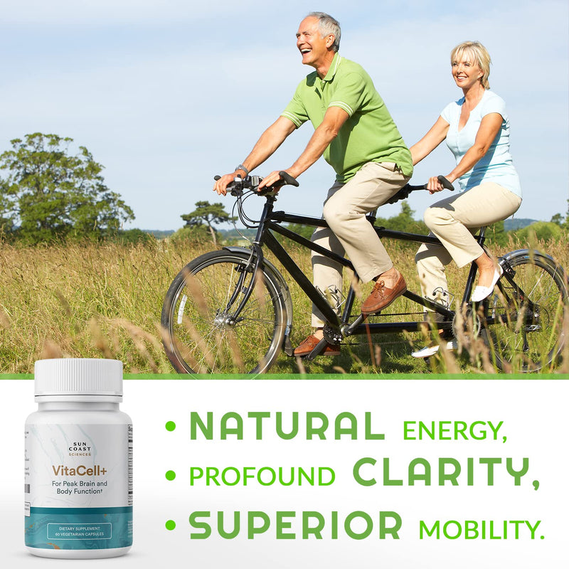 Vitacell+ Longvida Optimized Liposomal Curcumin Capsules - Clinically Tested Ingredients for Improved Joint Support, Higher Energy & Brain Fog Relief – Quercetin, Resveratrol, Boswellia Serrata & More - NewNest Australia