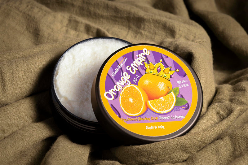The Goodfellas' smile Orange Empire Shaving Soap AJ-1 Formula, 100 ml 100 ml (pack of 1) - NewNest Australia