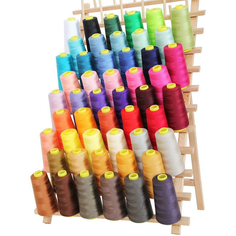 AK TRADING CO. AK Trading 4-Pack Aqua All Purpose Cones (6000 Yards Each) of High Tensile Polyester Thread Spools for Sewing, Quilting, Machines, Overlock Sergers, 4 Count - NewNest Australia