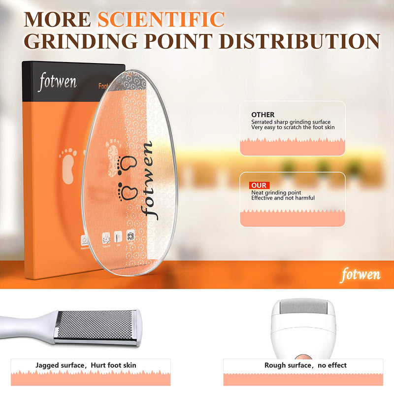 Updated 2023 Nano Foot Scrubber Callus Remover, Foot Care Pedicure Tool, fotwen Foot File with Nano-Level Grinding Points, Great for Dead Skin Removal, Cracking, Wet and Dry Feet… EGG - NewNest Australia