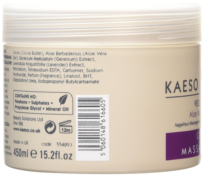 Kaeso Velvet Touch Cuticle Massage Cream 450 ml - NewNest Australia