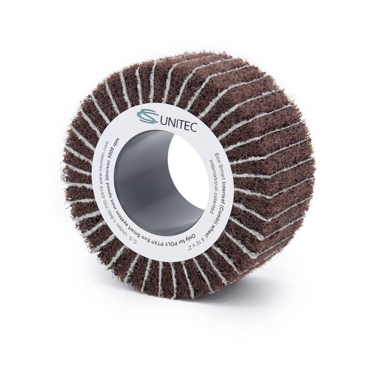 CS Unitec 47303 PTX Interleaf Combi Wheel, 180 Grit, 4" Diameter x 2" Wide 4" x 2" - NewNest Australia