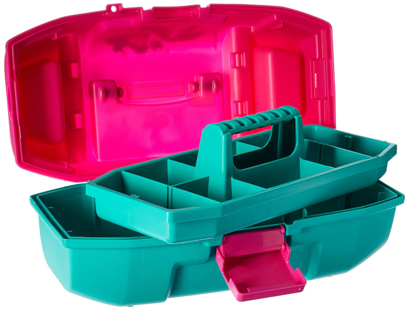 Frabill Plano Youth Mermaid Tackle Box, Magenta/Teal, Premium Tackle Storage, One Size (500102) - NewNest Australia