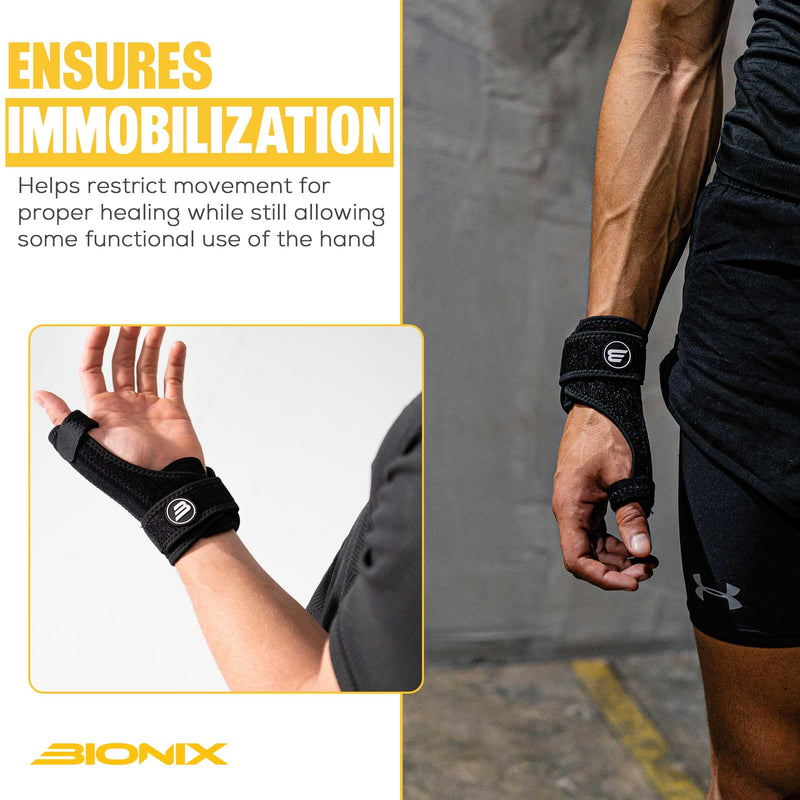 Bionix Thumb Splint and Wrist Support Brace - Best For Chronic RSI & CTS Pain Relief, Arthritis, De Quervain's Tenosynovitis & Carpal Tunnel/Spica Splint, Fits Right and Left Hand - NewNest Australia