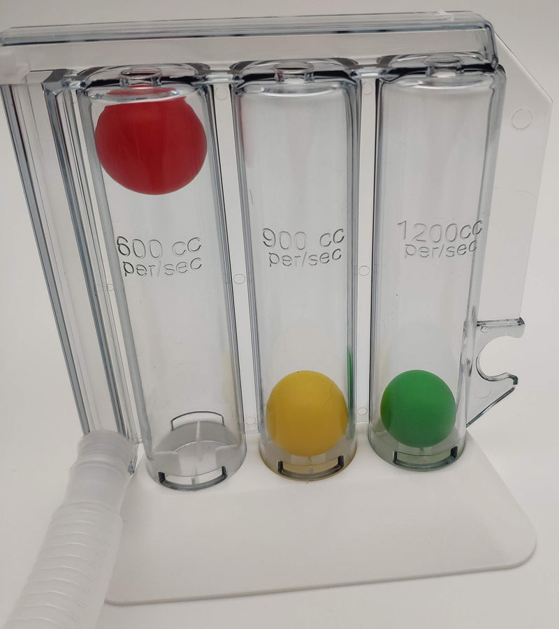 Breathing Trainer With E-Book For Breathing Exercises - Lung Trainer 3 Chamber Breathing Exercise Device | Therapy For Respiratory Problems Of The Lung And Bronchia | Logo Pedicure Occupational Therapy Lung Trainer (Special 1200 Vol) - NewNest Australia