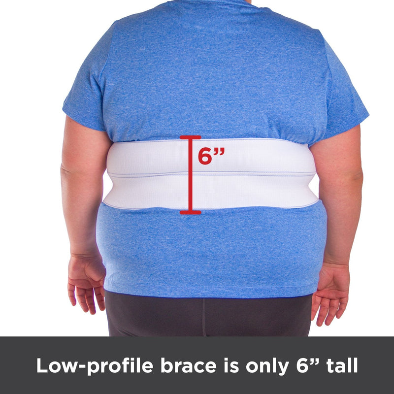 BraceAbility Broken Rib Brace | Elastic Chest Wrap Belt for Cracked, Fractured or Dislocated Ribs Protection, Compression and Support (Unisex Plus Size - Fits 55"-75" Chest) - NewNest Australia