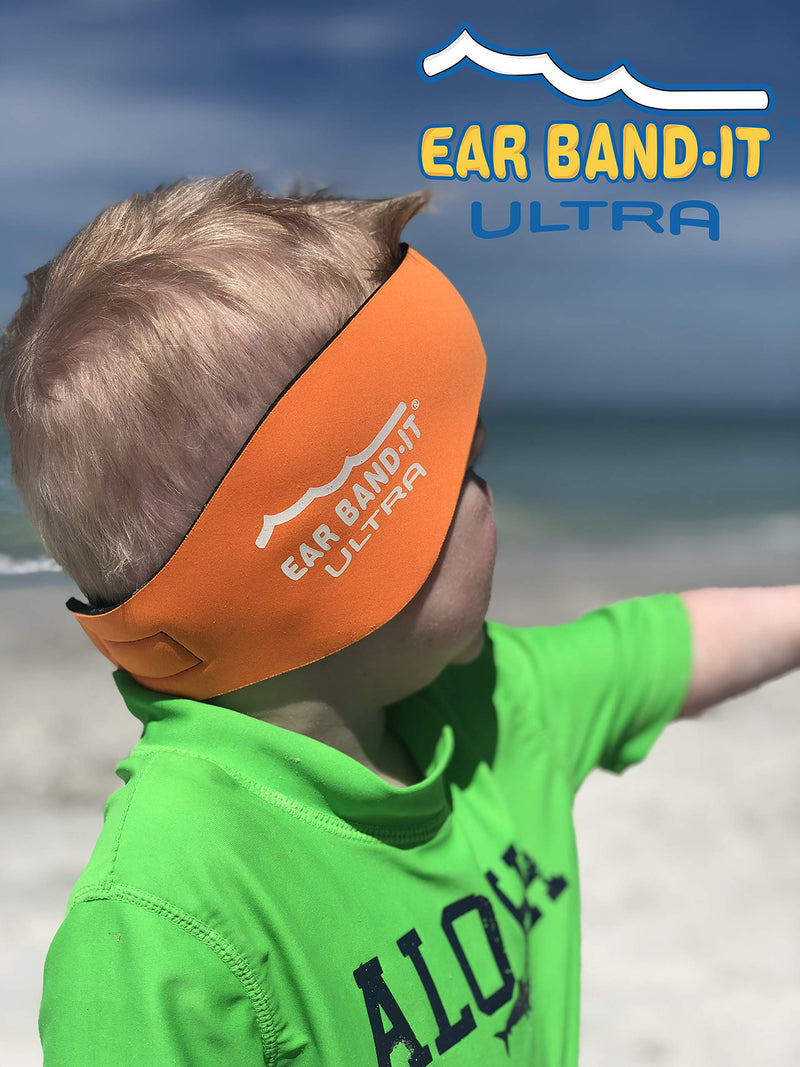 Ear Band-It Ultra Swimming Headband with Putty Buddies earplugs - 6 Pair Soft Silicone Premium Ear Plugs - The Best Swim Headband and Earplugs - Doctor Recommended Blue Large (ages 9yrs to adult) - NewNest Australia
