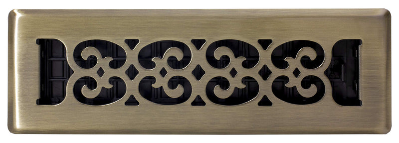 Decor Grates SPH210-A Classic Collection Decor Design Floor Register, 2x10 Inches, Antique Brass 1 Pack - NewNest Australia