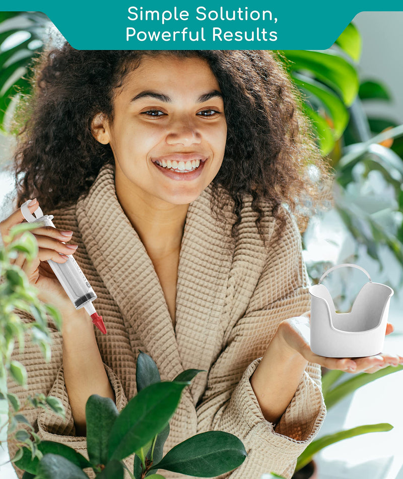 Ear Wax Removal Kit (8pcs) – Safe at-Home Ear Cleaning by Medi Grade – Ear Wax Removal Set – Comes with 100ml Ear Syringe, Quad-Stream Tips, Ear Basin, Compressed Towel and Storage Bag – Ear Cleaner - NewNest Australia