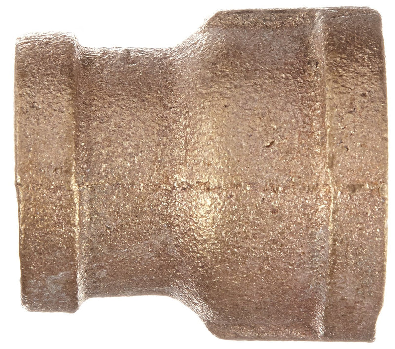 Anderson Metals 38119 Red Brass Pipe Fitting, Reducing Coupling, 3/4" x 1/2" Female Pipe - NewNest Australia