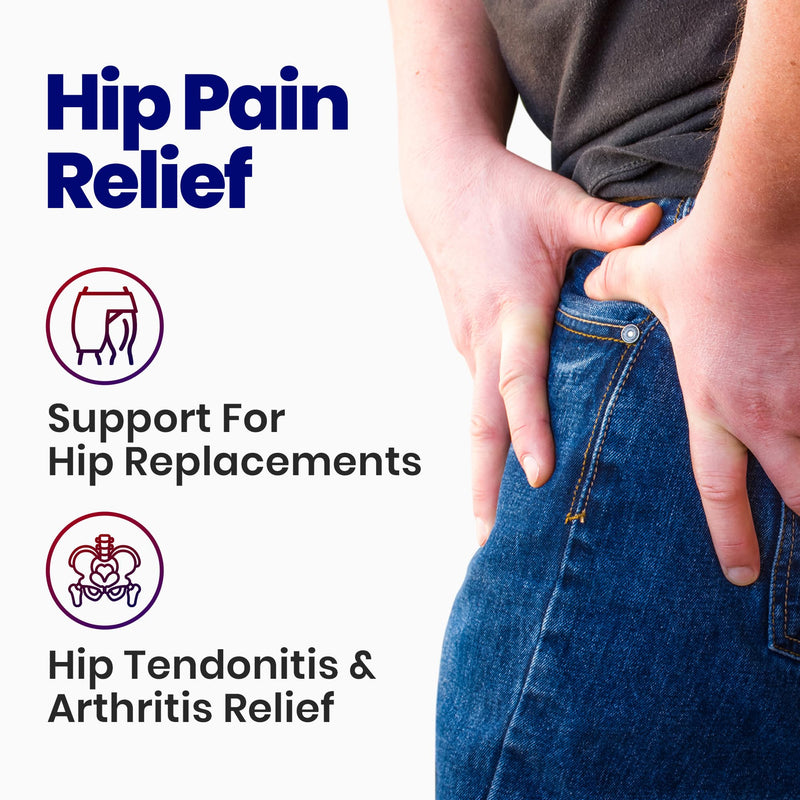 Hip Brace Thigh Compression Sleeve – Plus Size Hamstring Compression Sleeve & Groin Compression Wrap for Hip Pain Relief. Support Hip Replacement Sciatica Pain Relief (X-Large, LEFT) X-Large - NewNest Australia