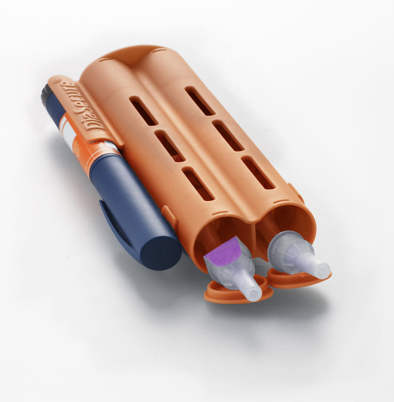 DIASECURE Orange for Insulin, Pennails and Tablets - A Handy Aid for Insulin Dependent Diabetics - NewNest Australia