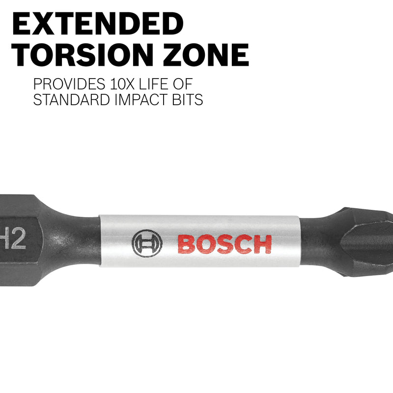 Bosch CCSTV208 8Piece Impact Tough Torx 2 Inch Power Bits with Clip for Custom Case System 2 In. - NewNest Australia