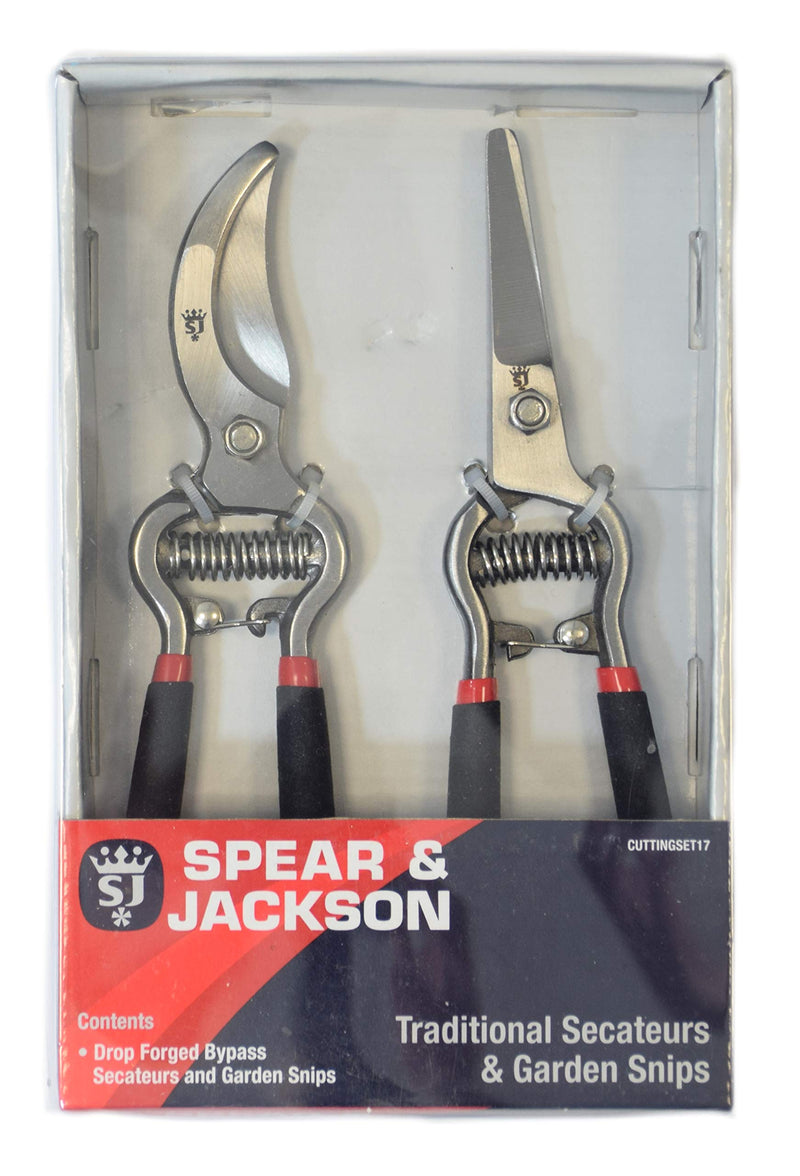 Spear & Jackson CUTTINGSET17 Secateurs and Snips, Silver - NewNest Australia