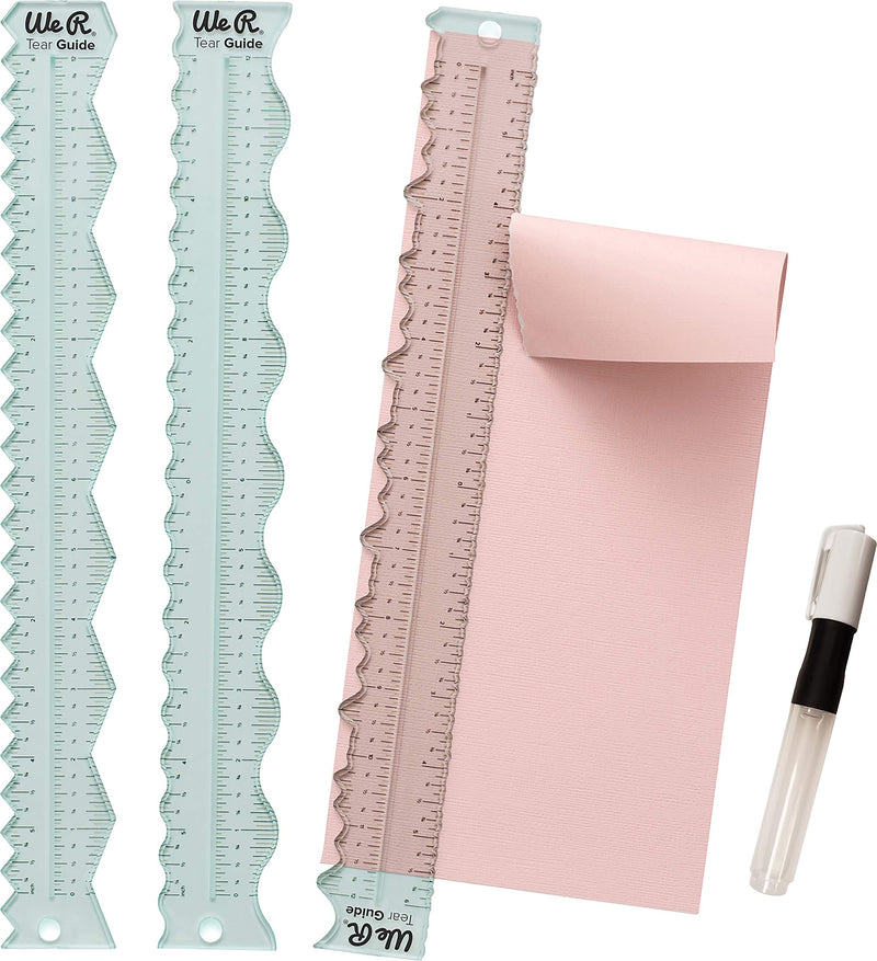 We R Memory Keepers 0633356600824 Rulers & Guides-Tear Guides (4 Piece) - NewNest Australia