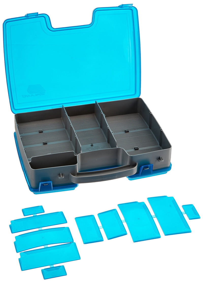 Plano Large 2 Sided Tackle Box, Metallic Gray & Blue, Medium - NewNest Australia