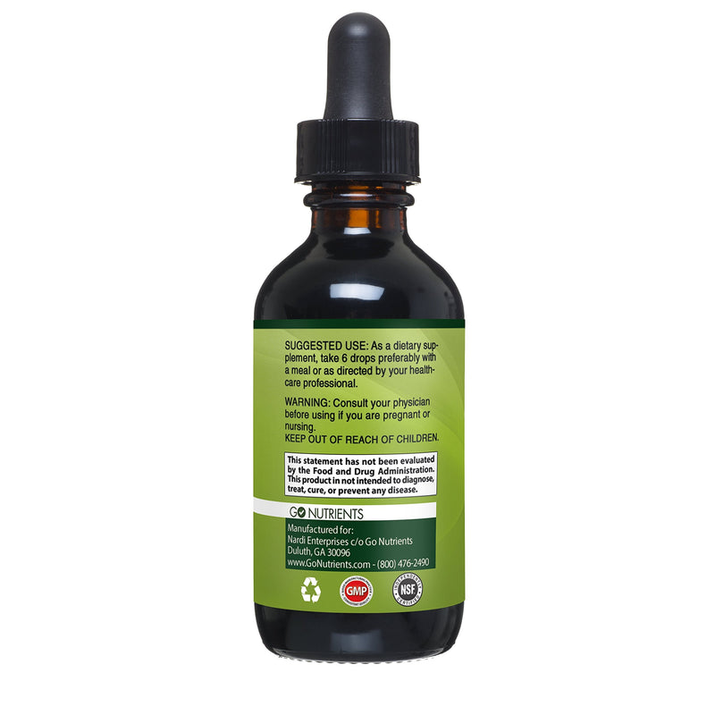Go Nutrients Selenium 200 mcg Supplement - Yeast Free Liquid Drops - Helps Support Thyroid Health, Fight Free Radicals & Boost Immune System - 1 oz Bottle - NewNest Australia