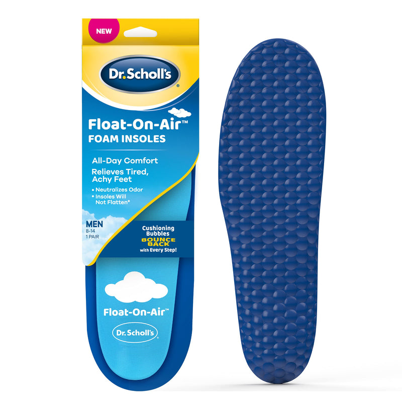 Dr. Scholl's Float-On-Air Insoles for Men, Shoe Inserts That Relieve Tired, Achy Feet with All Day Comfort, , Men's 8-14 - NewNest Australia