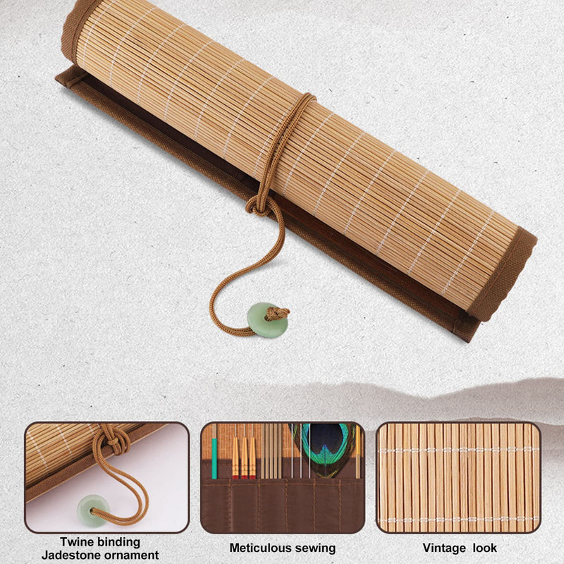 Ear Spoon, Ear Digging Goose Feather Stick Kit, Ear Pick, Ear Wax Remover Stick, Earwax Remover Tools, Professional Ear Remover Massage Kit (8 Pieces Per Set With Bamboo - NewNest Australia