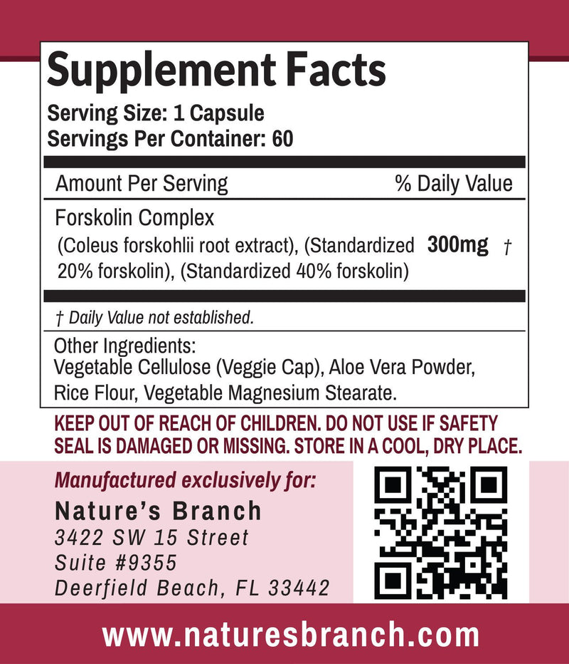 Premium 100% Ultra Pure Forskolin for Weight Loss Max Strength w/ 40% Standardized Coleus Forskohlii Root Extract Powder Belly Buster Supplement - Extreme Keto Advanced Boost Complex - 60 Diet Pills - NewNest Australia