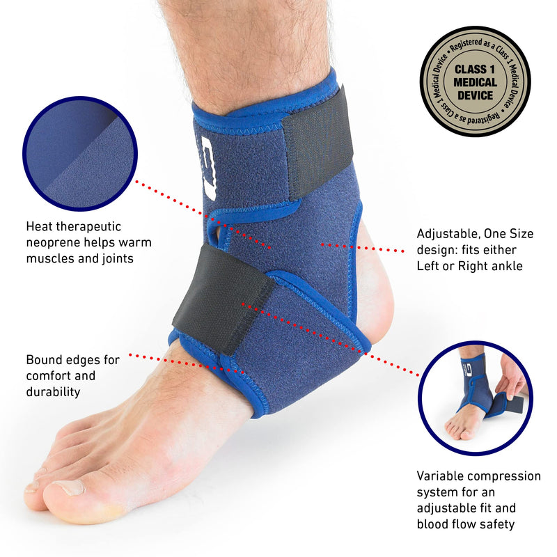 Neo-G Ankle Support for Sprained Ankle, Weak Ankles, Ligament Damage, Arthritis - Ankle Brace Strap Support – Adjustable Compression Neoprene Ankle Support Brace - NewNest Australia