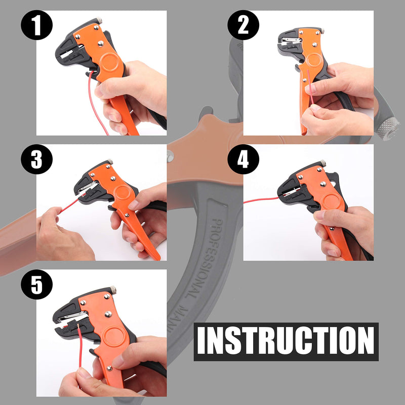 Wire Stripper,Yangoutool Automatic Wire Stripping Tool and Wire Stripper Tool 2 In 1 for Flat Ribbon Wire and Electrical or Automotive Repair - NewNest Australia