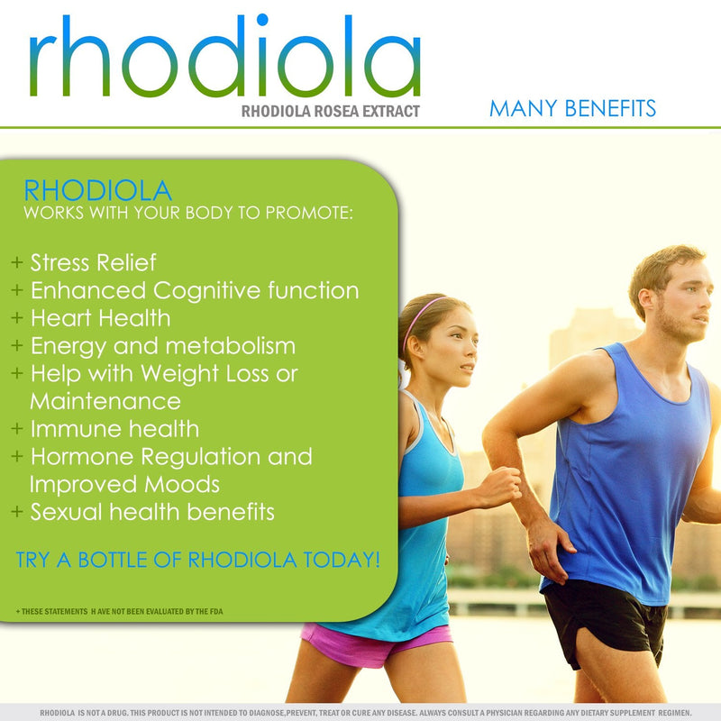 VH Nutrition | Rhodiola Rosea Supplement | 700 mg Rhodiola Extract Capsules | Adrenal Support and Cortisol Manager | 60 Day Supply - NewNest Australia