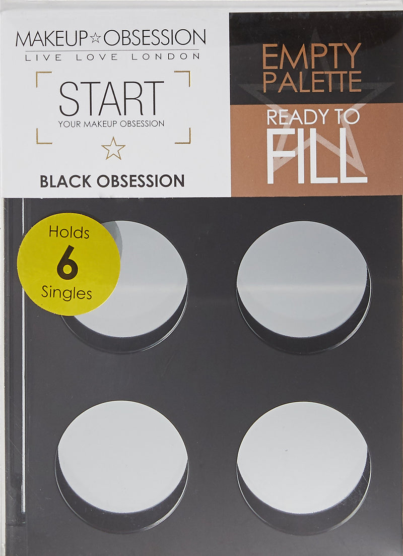 Makeup Obsession - Empty Palette - Palette Medium Basic Black Obsession - NewNest Australia