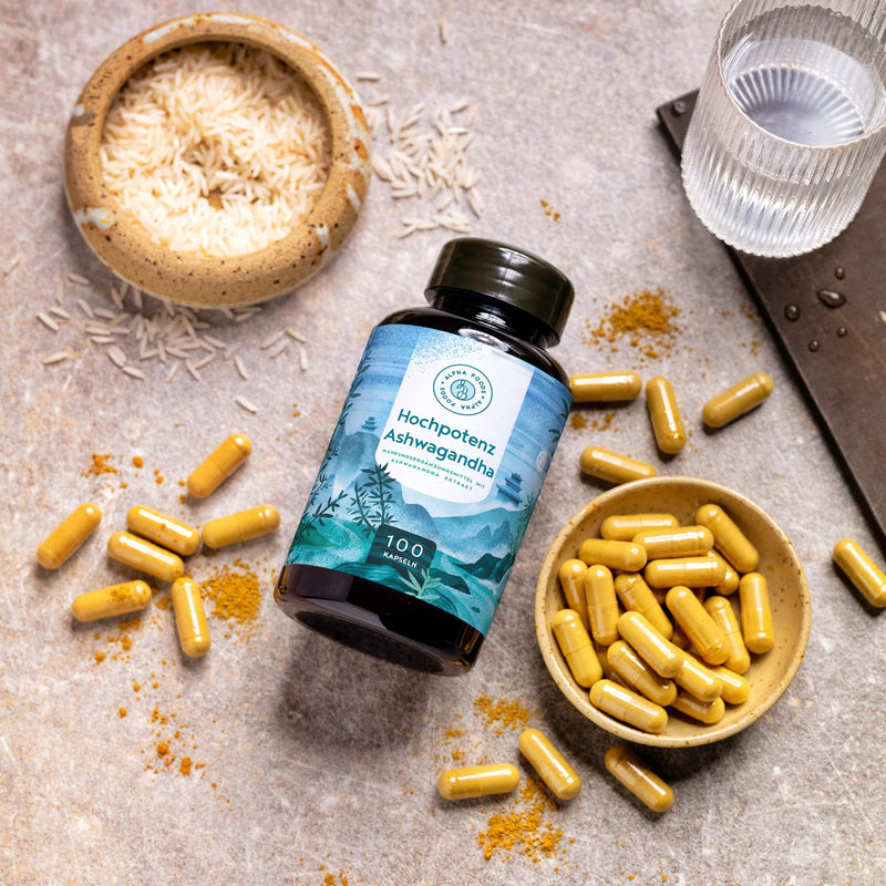 Ashwagandha Capsules - High Potency Ashwagandha Extract with 7% Withanolide - 100 Vegan Capsules - NewNest Australia