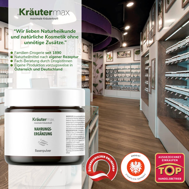 Base Powder Citrate With Minerals Magnesium, Potassium And Calcium | Base Powder For One-Way | Lactose-Free, Vegan And No Sugar Produced According To Herbal Max Formula | 1 X 320G - NewNest Australia
