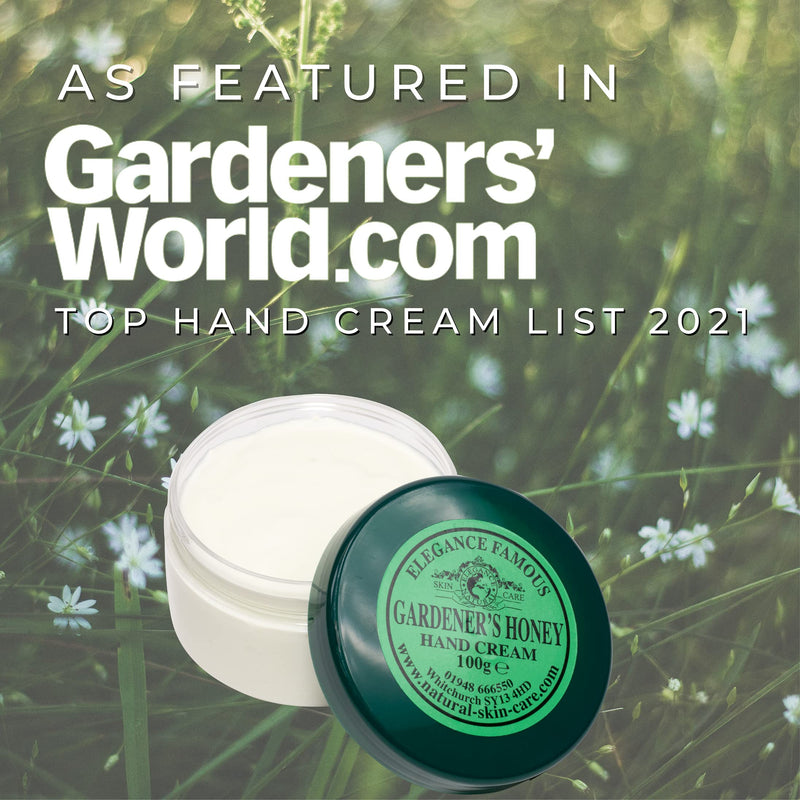 Gardeners Honey Hand Cream 250g as Recommended by BBC Gardeners World 2021 Made by Elegance Natural Skin Care MULTI AWARD WINNING - NewNest Australia