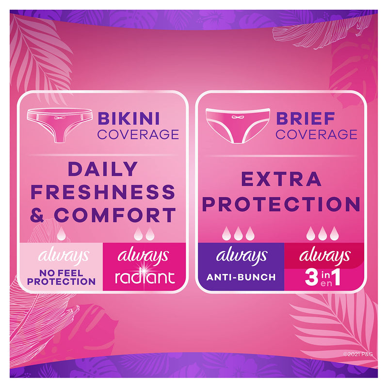 Always Thin Daily Wrapped Liners, Unscented, 162 count - NewNest Australia