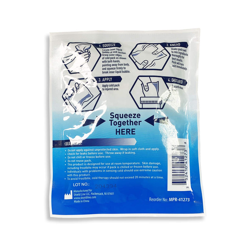 Medpride Instant Cold Pack (4”x 5”) – Set of 6 Disposable Cold Therapy Ice Packs for Pain Relief, Swelling, Inflammation, Sprains, Strained Muscles, Toothache – for Athletes & Outdoor Activities 6 Count (Pack of 1) - NewNest Australia