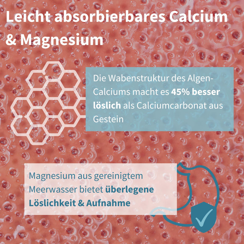 Mariner Calcium & Magnesium Bone Complex with boron, vitamin D3 & K2, high dosage, vegan, 60 tablets, from Igennus - NewNest Australia