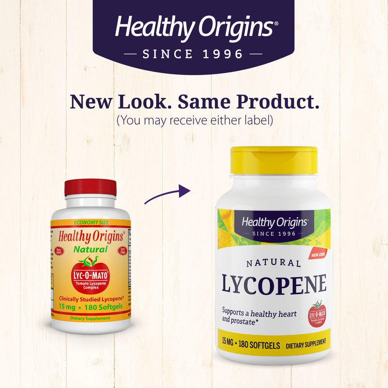 Healthy Origins LYC-O-Mato Lycopene (Non-GMO) 15 mg, 180 Softgels - NewNest Australia