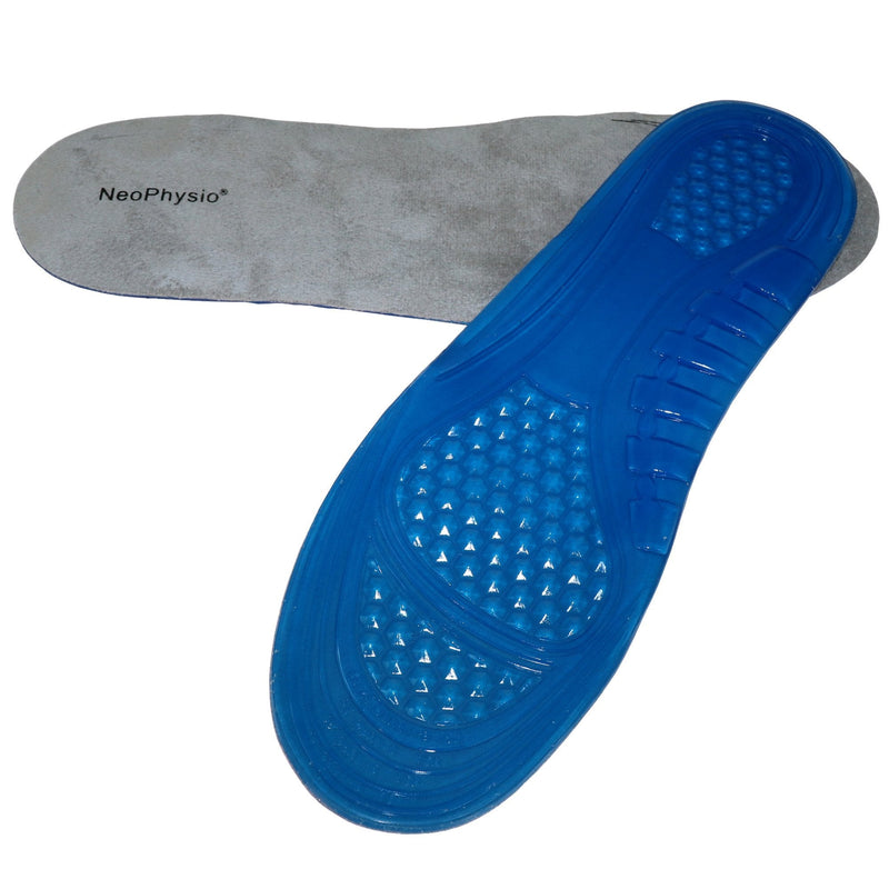 NeoPhysio Shock Absorbing Gel Insoles for Shoes & Boots. Great for Heel Pain, Plantar Fasciitis, Arthritis, Running, Cycling, Sports, Work. Unisex, for Men and Women. S - NewNest Australia