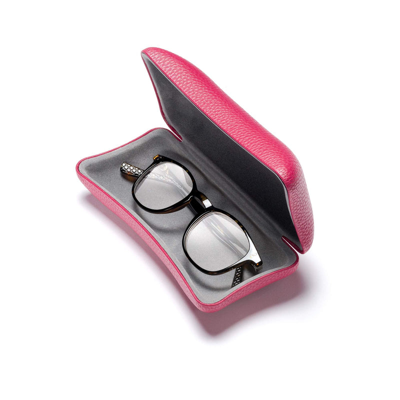 FEFI Hardcase glasses case in an unusual shape - including high-quality glasses cleaning cloth/microfiber cloth XL Orange (Large) - NewNest Australia