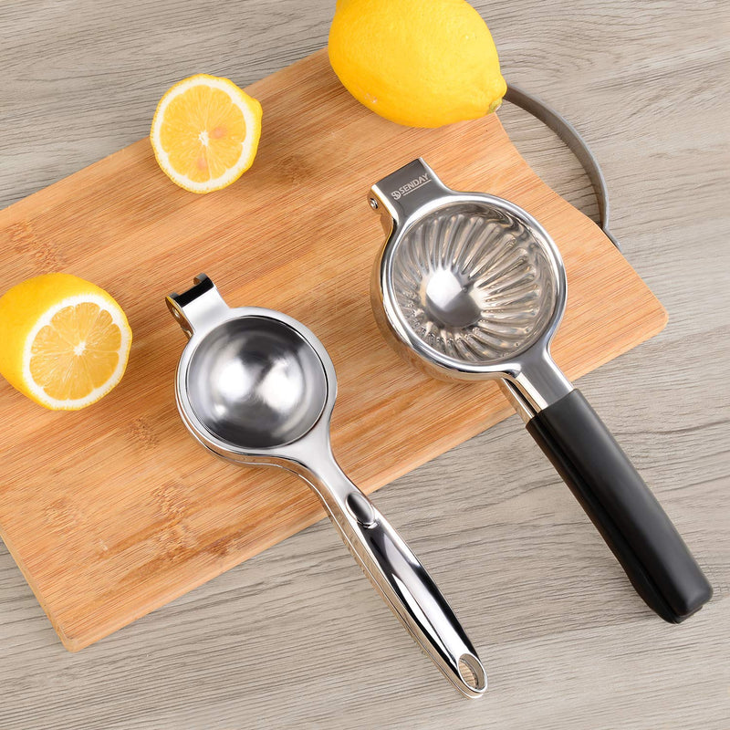 NewNest Australia - Lemon Squeezer Stainless Steel Manual Fruit Squeezer, Citrus Squeezer Orange Juicer Fruit Juice Reamer Fast Handle Press Tool, Manual Juicer Perfect for Juicing Oranges, Pomegranate, Lemons & Limes Large 