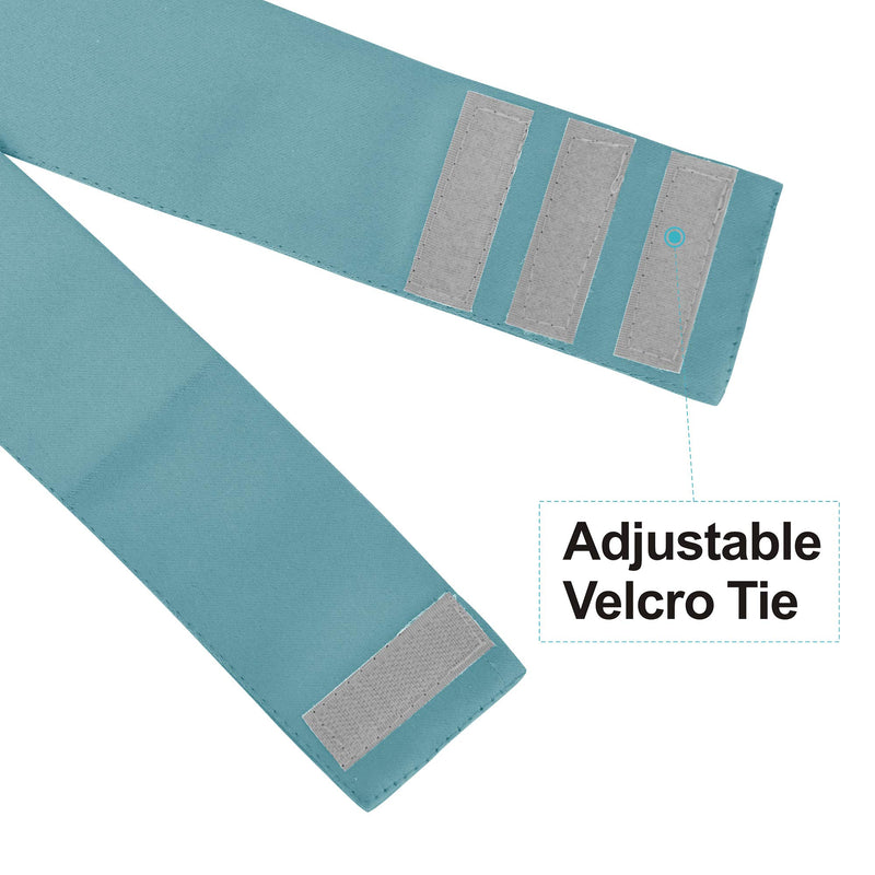 NewNest Australia - Deconovo French Door Side Window Blackout Door Curtain Thermal Insulated Rod Pocket Blackout Curtain for Patio Door 25x40 Inch Aqua Blue 1 Panel Aqua Sky 